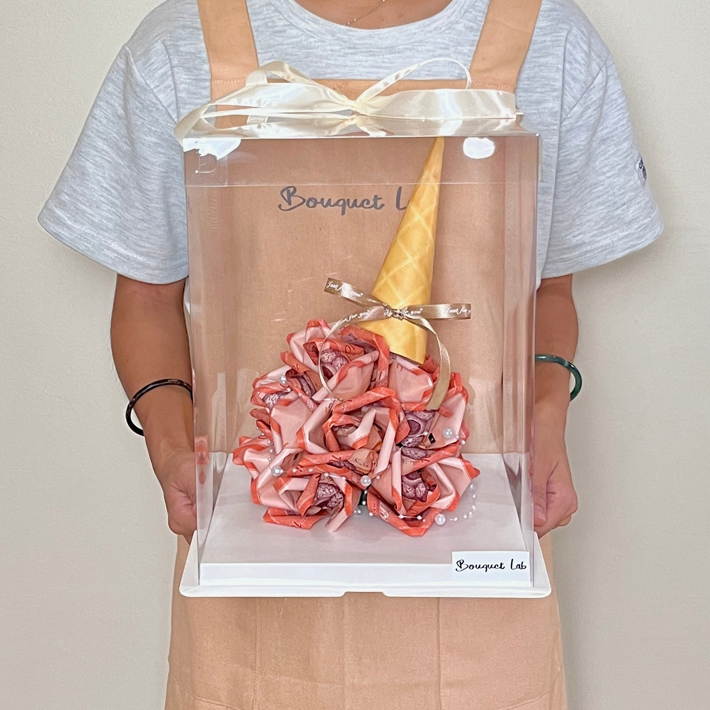 Rosy Ice Cream Cake 300