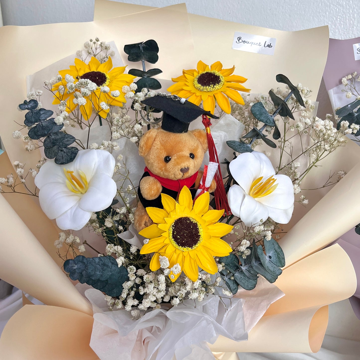 Graduation Bear | Soap Flower
