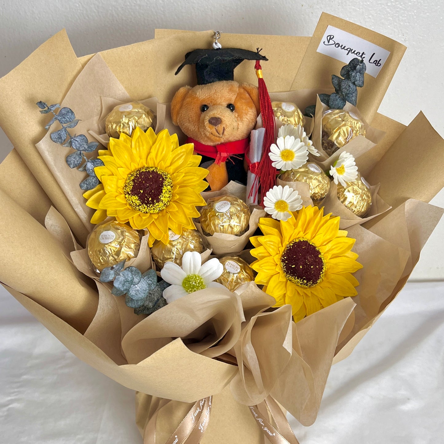 Choco SmartyBear | Soap Flower