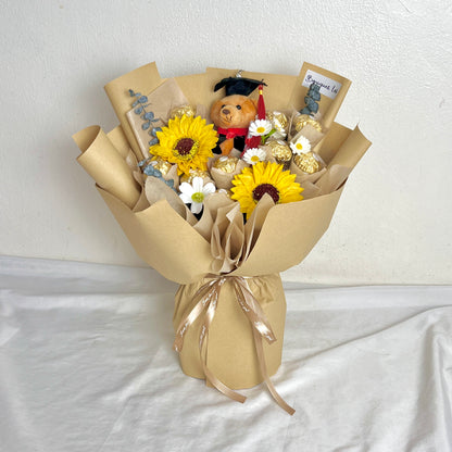 Choco SmartyBear | Soap Flower