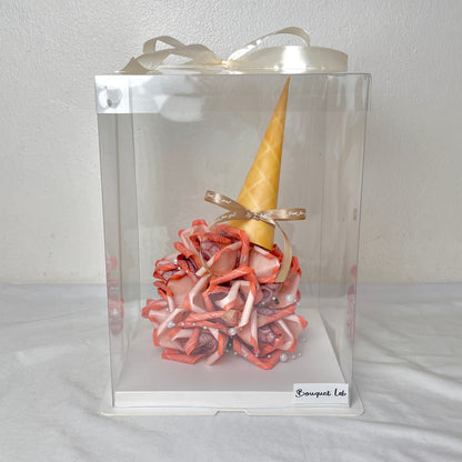 Rosy Ice Cream Cake 300