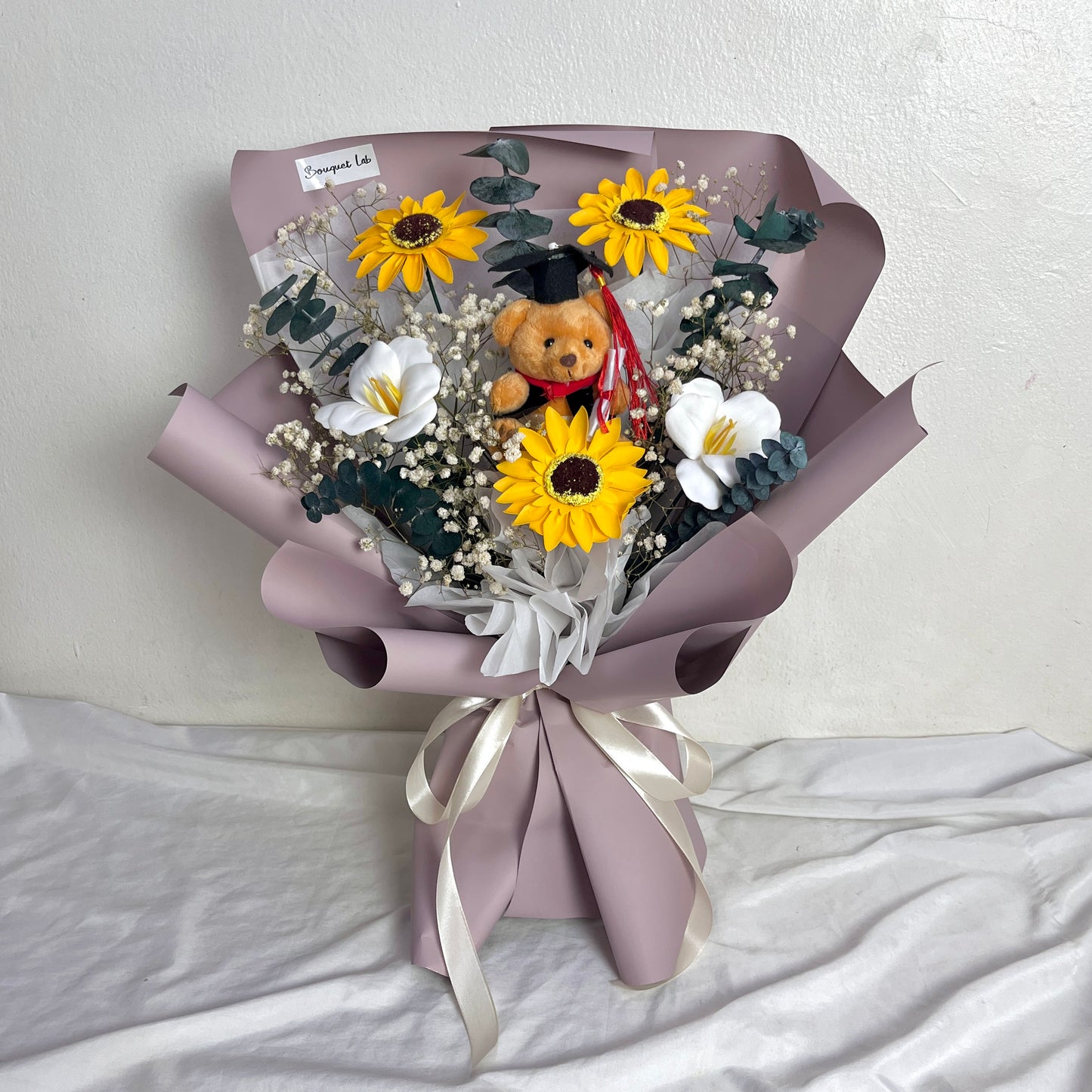 Graduation Bear | Soap Flower
