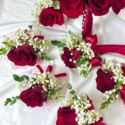 Roseate Romance Corsage